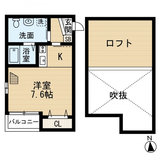 【間取り】 | LaLa姪浜 | 現況優先。