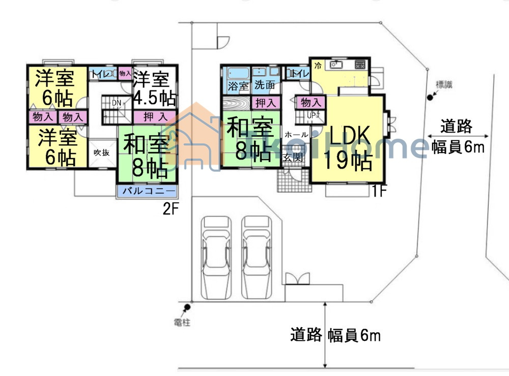 神戸市西区宮下3丁目　中古一戸建の間取り|●年中無休：見学時間9:00～20:00・当日予約可●広々LDK19帖は大変魅力的。