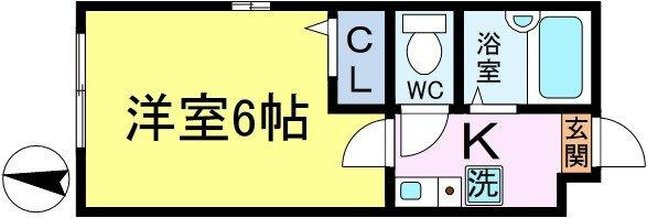 シャンテ新小岩の間取り