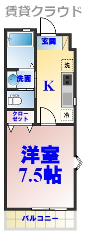 AQUE16の間取り|ひと味違う？不動産屋のイメージを変えたい！『いい部屋ネット千葉蘇我店』へ是非お越しください♪