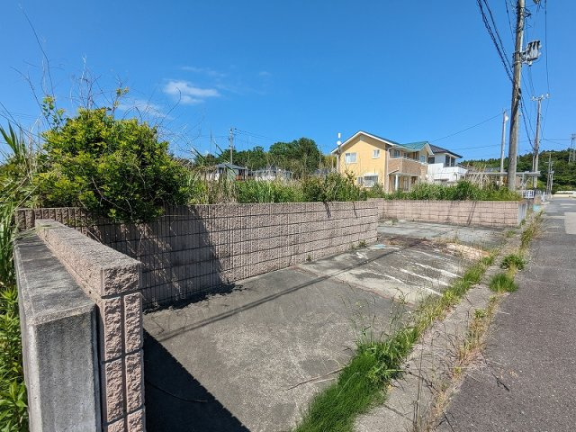 富岡町小浜売地の外観|南西側より撮影