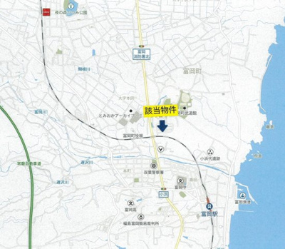 【地図】 | 富岡町小浜売地