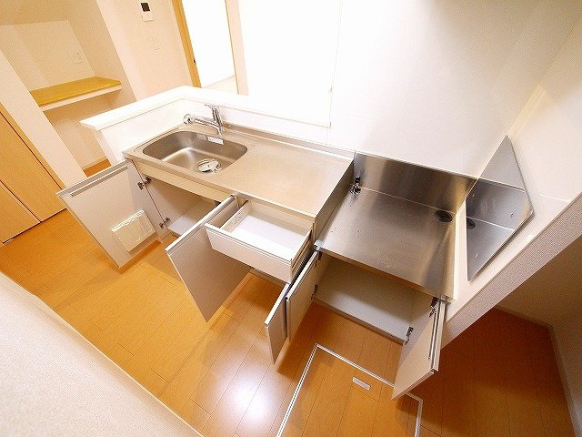 クラージュのキッチン|使いやすいキッチンです