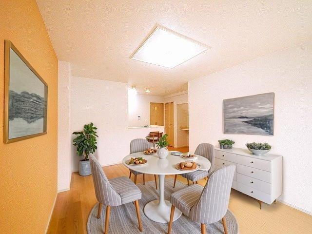 クラージュの居間・リビング|CGで家具等を配置したもので家具等は含まれません