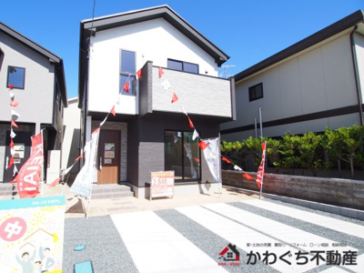 【外観】 | Ricca　南沢又　6期　2号棟 | 福島交通飯坂線【上松川】駅まで徒歩9分！北沢又小学校、信陵中学校エリアです◎
