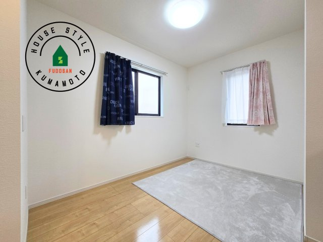 熊本市北区麻生田5丁目第1-4棟（1号棟）　の和室|将来的に、琉球畳を引きまして和室風にすることも可能です。