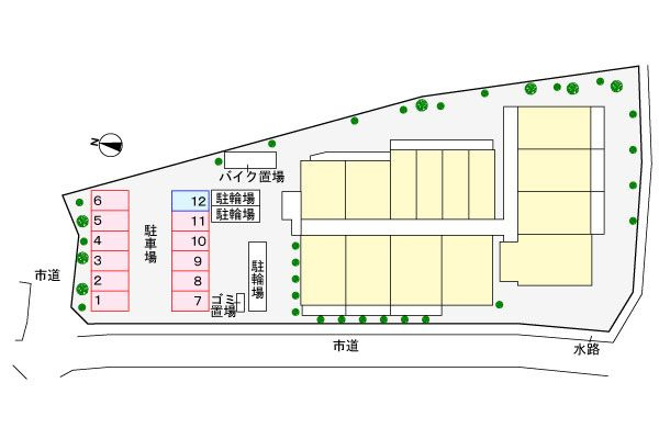 セジュール　藤の区画図