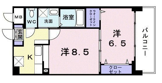 セジュール　藤の間取り
