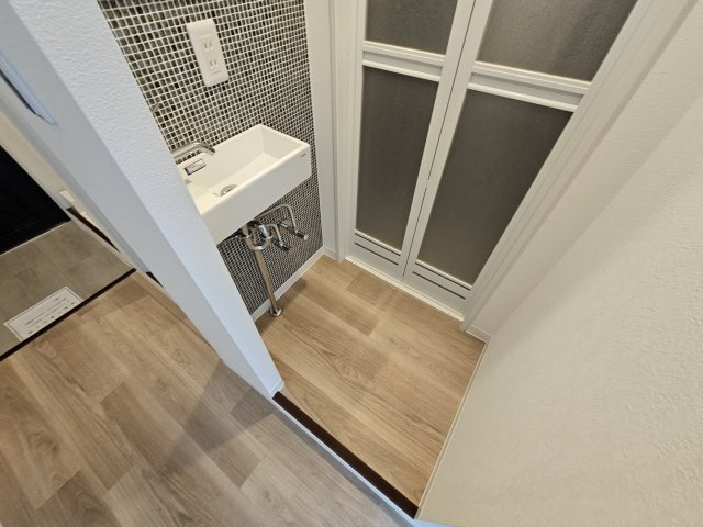 深江本町マンションのバルコニー