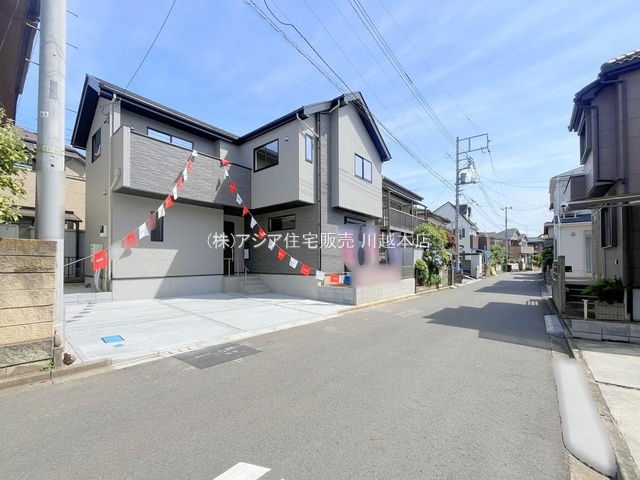 月々１０万円台～　新築戸建　富士見市山室6期の前面道路含む現地写真|南側 約5.2ｍ公道