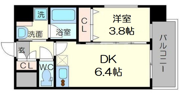 【間取り】 | エスタート御幣島（旧：ディームス御幣島）