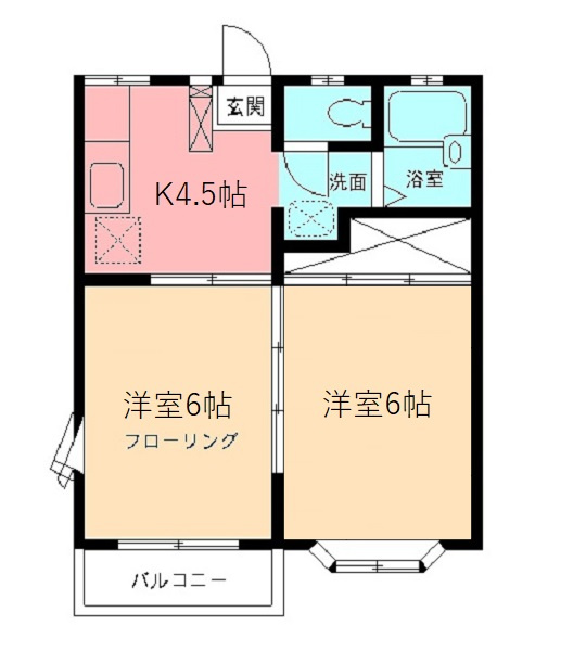 シャルマン元町の間取り