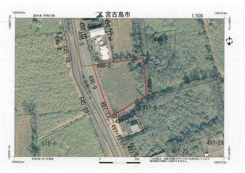 平良字荷川取　230坪のその他|上空から見た現地撮影