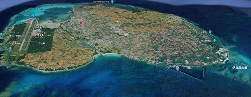 伊良部字長浜1507のその他|上空から見た現地撮影