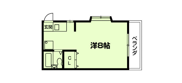 アストロプラザⅢの間取り|代表的な間取りです。