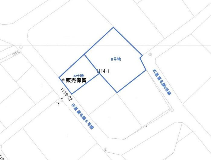 平良字西里　B号地（富名腰公民館隣）