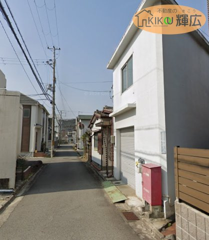 高砂市阿弥陀１丁目　土地の前面道路含む現地写真
