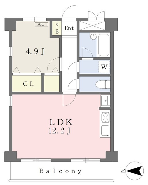 ウエスタンコートハウスの間取り
