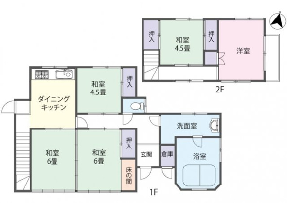 【間取り】 | 吉田サンセット　戸建