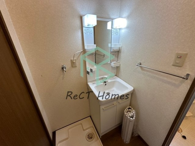 姫路市飾磨区中島の賃貸マンションの洗面所