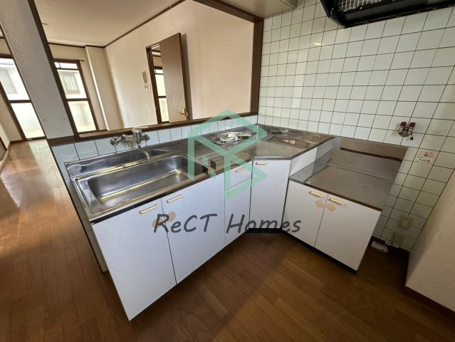 姫路市飾磨区中島の賃貸マンションのキッチン