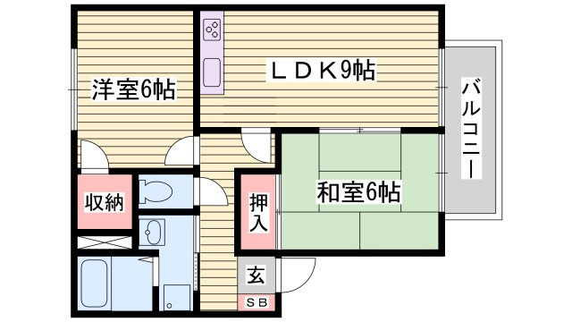 コウジィーコートＫの間取り