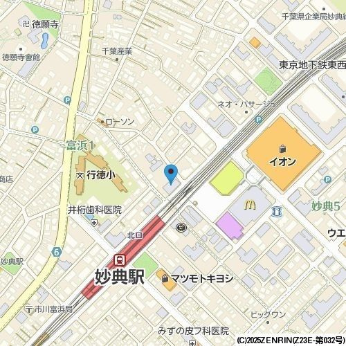ドゥーエ妙典の地図