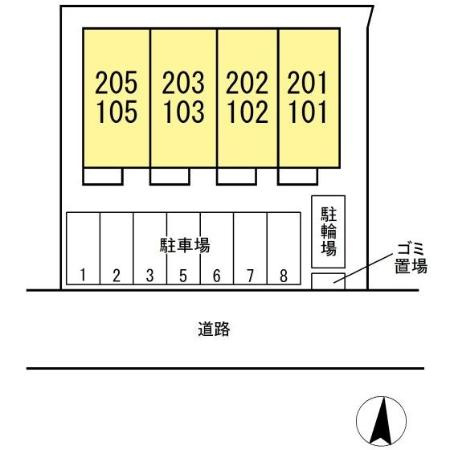 ロータスヒルの区画図