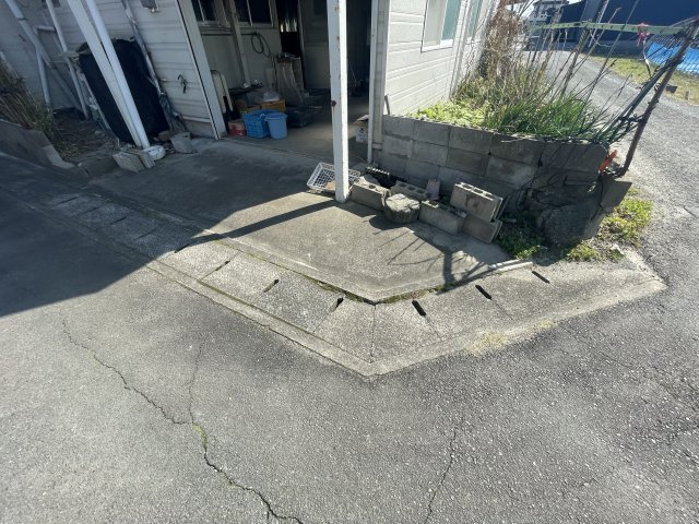大川市大字下青木中古戸建の前面道路含む現地写真