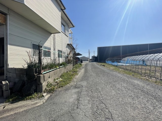 大川市大字下青木中古戸建の前面道路含む現地写真