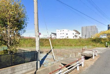栗東市上鈎の事業用地の外観|敷地です