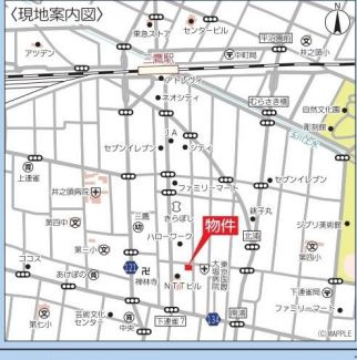 【地図】 | アマビーレ三鷹下連雀