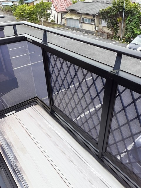 サンハイツ長者ヶ台Ｂ棟のバルコニー