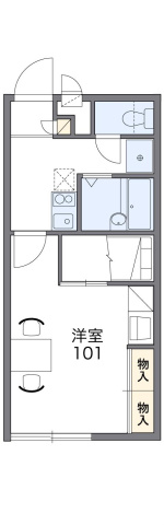 レオパレスルーチェの間取り