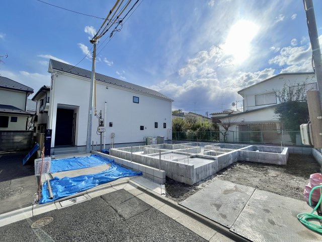 練馬区石神井台8丁目　土地30坪　新築分譲住宅　最終1棟の前面道路含む現地写真|1号棟のみになります♪