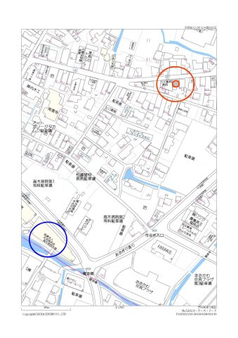 大川市大字酒見土地の地図