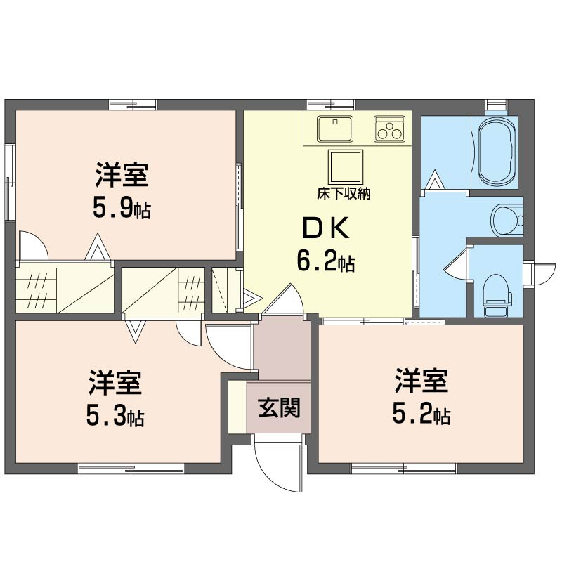 パストラルヒルズAの間取り