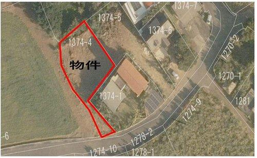下地字川満1374-4のその他|上空から見た現地撮影