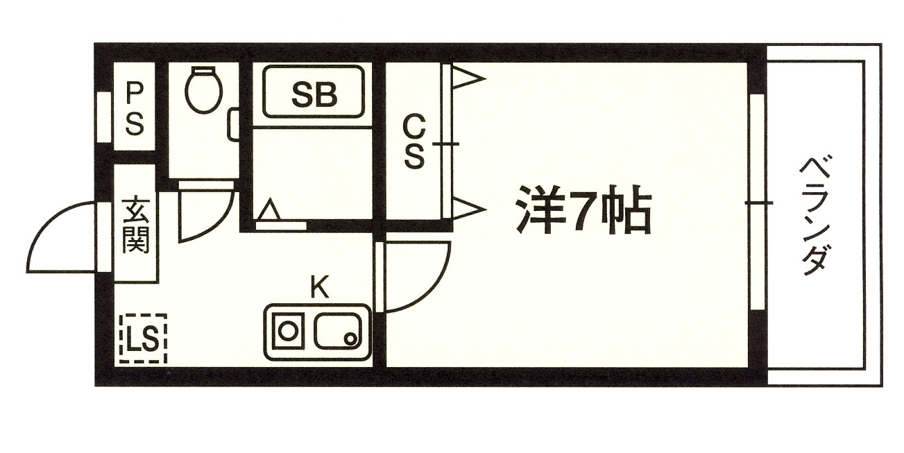 メゾン・エンジュの間取り|【代表的な間取です】