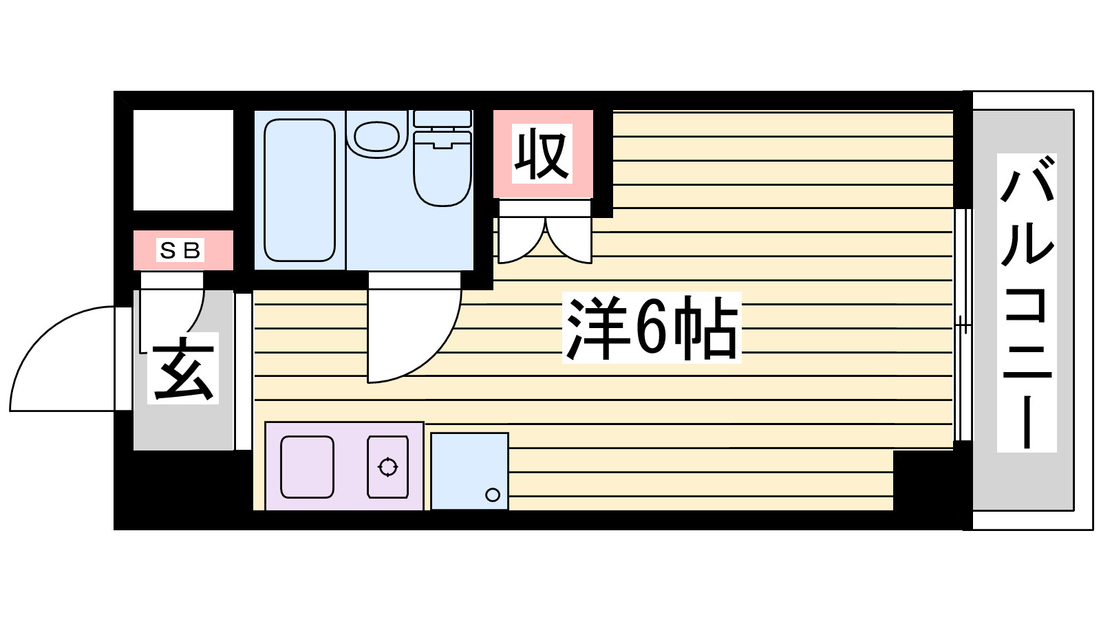 サニーパレス神陵台の間取り