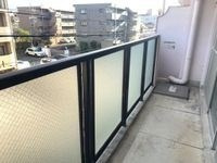 晴真マンションのバルコニー