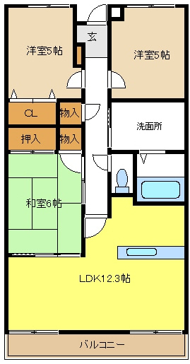 桃山ガーデンヒルズの間取り