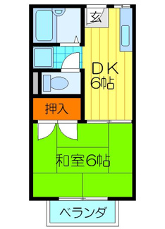 【間取り】 | Ｋ・サンハイム