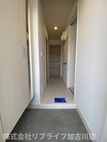 セジュール加佐Bの玄関