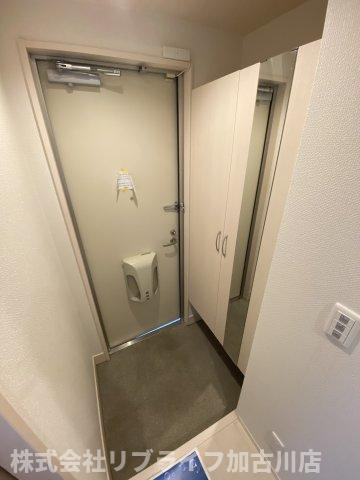 セジュール加佐Bの玄関
