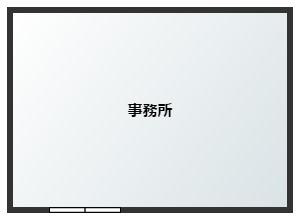 学校町長谷川店舗2階の間取り