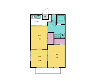 【間取り】 | 茨城県日立市東大沼町1丁目一棟アパート