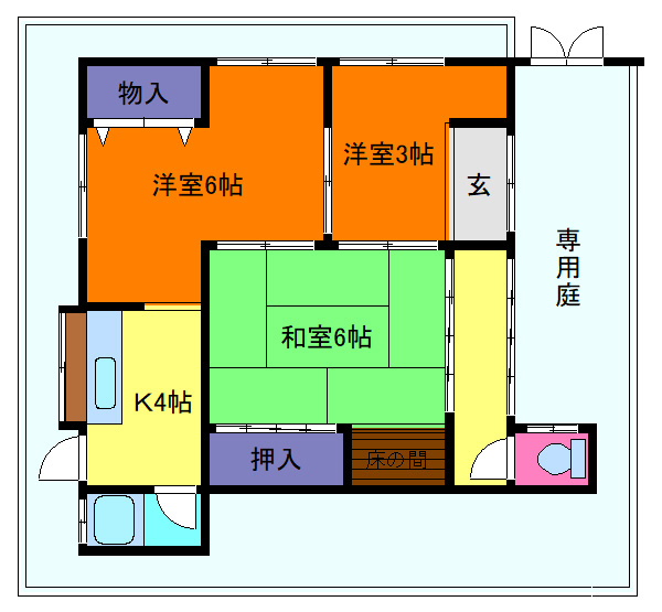 西岡本４丁目貸家