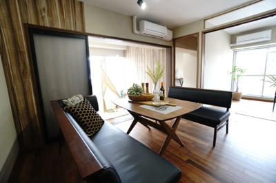 【居間・リビング】 | 【上質リノベ】ダイアパレス己斐 | 室内（2024年5月24日13：00頃）撮影