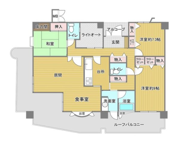 【間取り】 | ライオンズプラザ前橋広瀬川　14F | 実際にご見学頂くと、周辺の生活環境やコンセントの位置、収納の広さなどがご理解頂けます。お気軽に内覧予約をしてください！